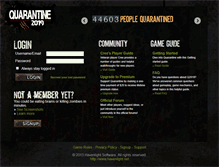 Tablet Screenshot of play.quarantine2019.com